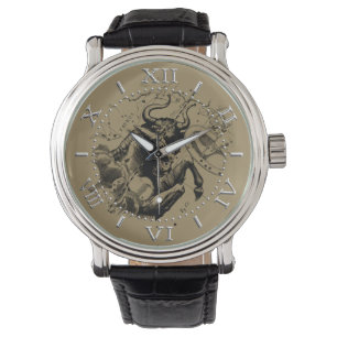 Montre Symbole Taurus Constellation Hevelius circa 1690 C