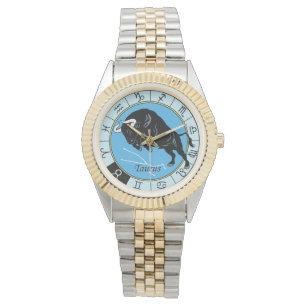 Montre Symbole zodiaque astrologique de Taurus
