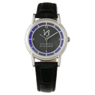Montre SYMBOLE Zodiaque Capricorne Élégante Galaxie perso