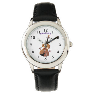Montre Sympa drôle violon personnage de dessin animé
