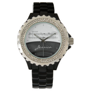 Montre Symphonie #9 (noir) de Beethoven