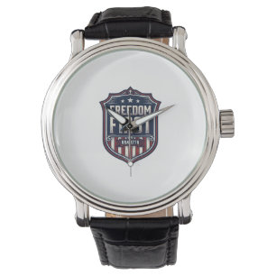 Montre T-Shirt Bouclier Patriotique Freedom First USA 177
