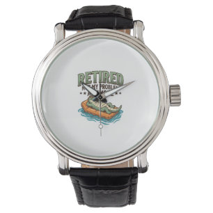 Montre T-shirt de vacances d'alligator pas mon problème à