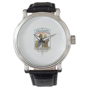 Montre T-shirt humour gardien grands-parents Jésus Foi B
