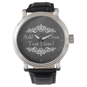 Montre Tableau de bord Vintage rustique personnalisé