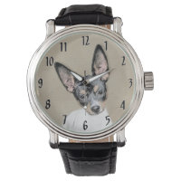 Tableau Rat Terrier - Cute Original Chien Art