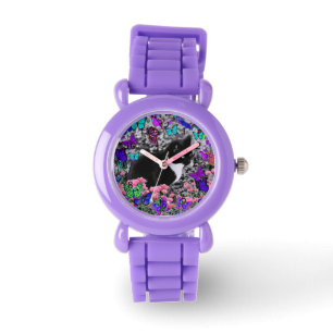 Montre Taches de rousseur dans les papillons II - chat de