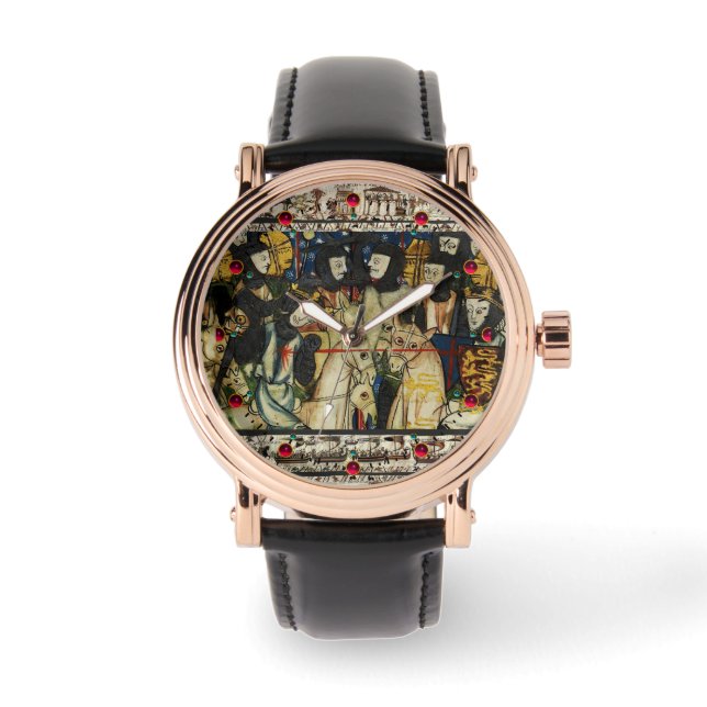 Montre TAPESTRE BAYEUX 1066 Mort du roi Harold (Recto)
