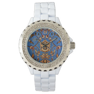 Montre Tapis bleu Oriental