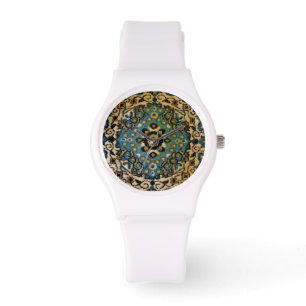 Montre Tapis bleu Oriental