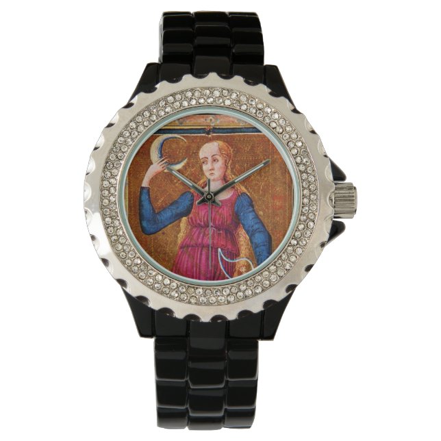 MONTRE TAROTS ANCIENS RENAISSANCE 18 / LA LUNE (devant)