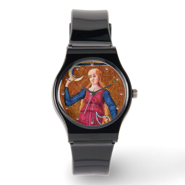 MONTRE TAROTS ANCIENS RENAISSANCE 18 / LA LUNE (Recto)