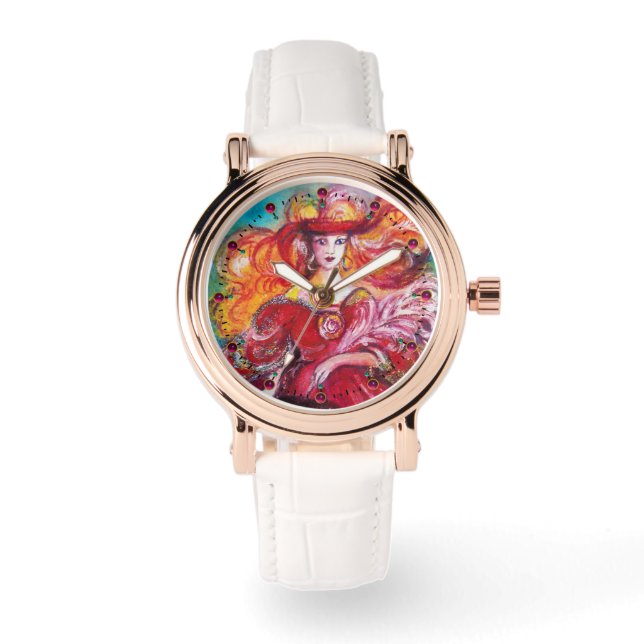 Montre TAROTS DE L'OMBRE PERDUE Roue de Fortune Détails (Recto)