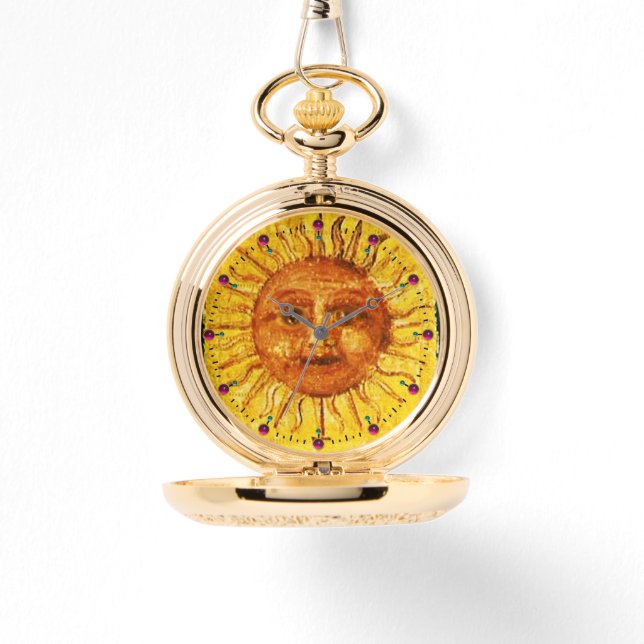 MONTRE TAROTS DE RENAISSANCE ANTIQUE 19 / LE SOLEIL (Recto)
