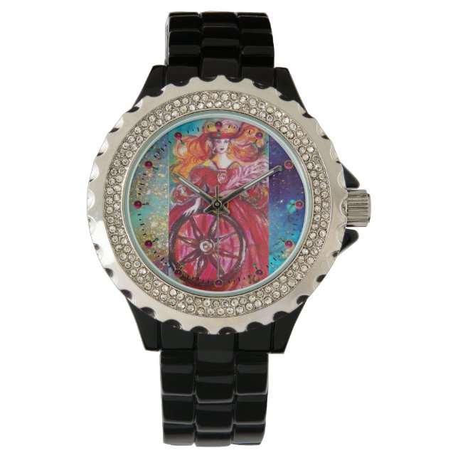 Montre TAROTS DES OMBRES PERDUES / LA Roue de Fortune (devant)