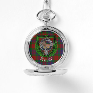 Montre Tartan et blason du clan écossais Fraser