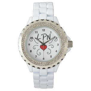 Montre Tatouage d'amour de l'infirmière LPN