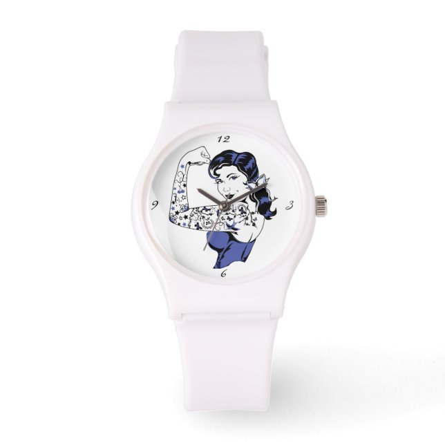 Montre Tattoo Girl Arm Up Thunder_Cove (Recto)