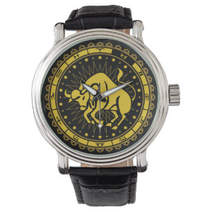 Montre Taureau - signe de zodiaque - symbole - horoscope