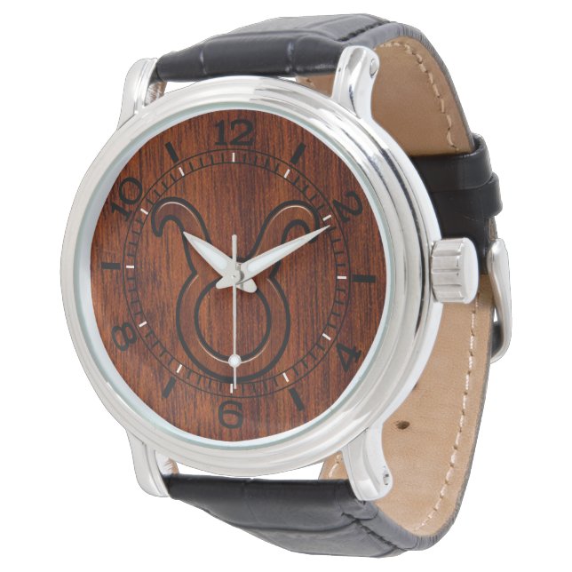 Montre Taurus Zodiac Connexion Mahogany Style Dial (Incliné)