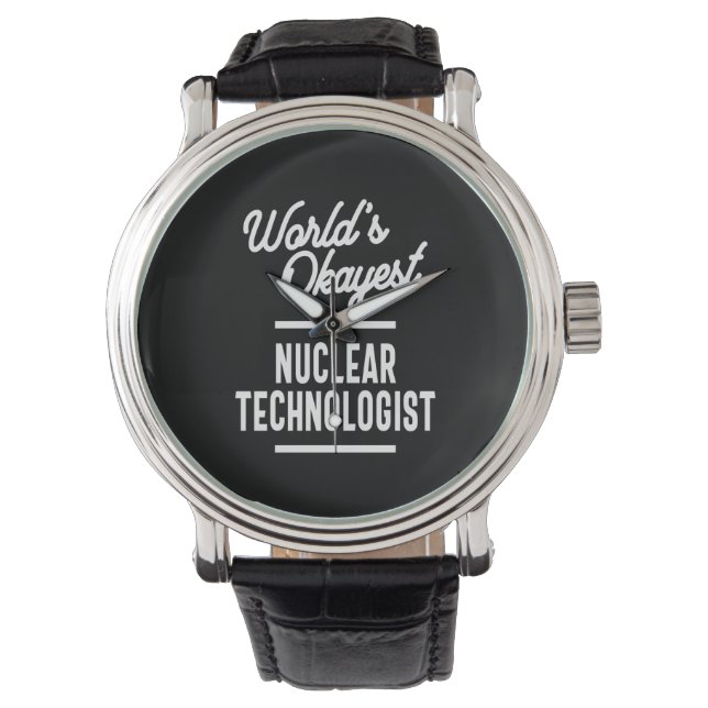 Montre Technologue nucléaire Titre du poste Cadeau (devant)