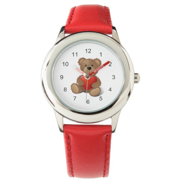 Montre Teddy Bear Valentine (devant)