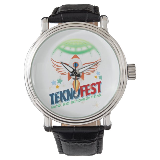 Montre TEKNOFEST Rocket Design - Aviation et Technologie (devant)