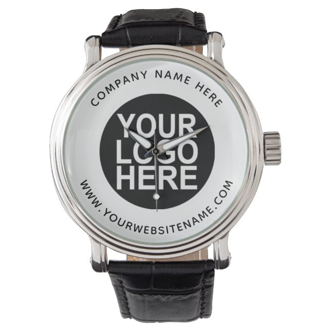 Montre Téléchargez le logo de votre société (devant)