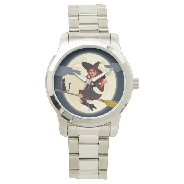 MONTRE TÉMOIN HALLOWEEN REDHEADED (devant)