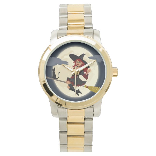 MONTRE TÉMOIN HALLOWEEN REDHEADED (devant)