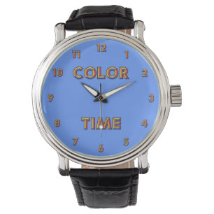 Montre Temps de couleur mignon et coloré