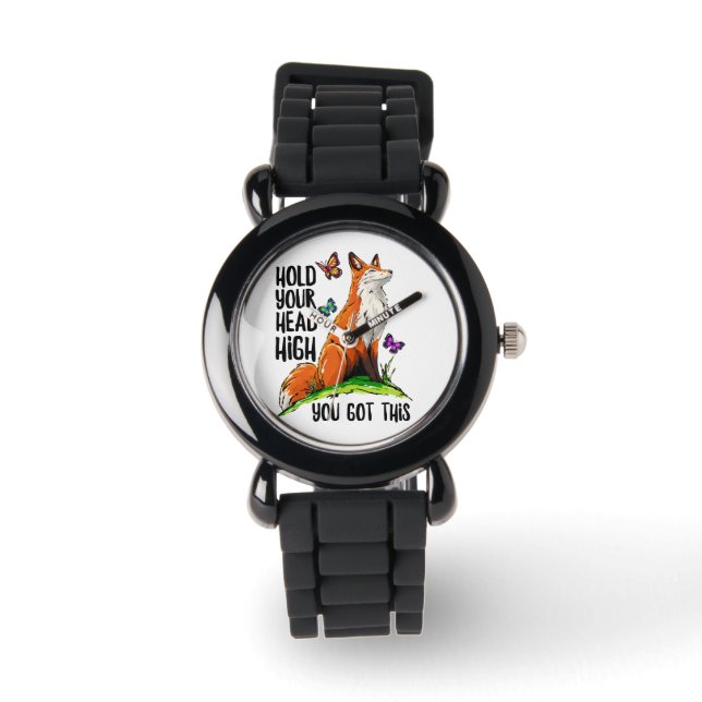 Montre Tenez la tête haute, vous avez ce renard (Recto)