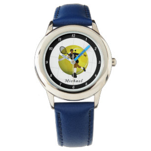 Montre Tennis Silhouette Illustration Sport Nom