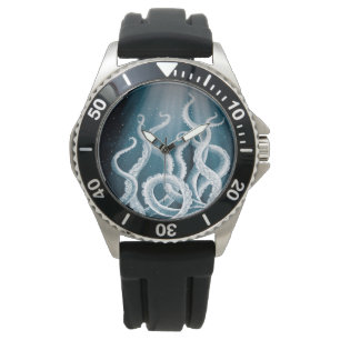 Montre Tentacles Galaxy Blue Moon Rays