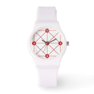 Montre Terminal rouge