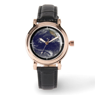 Montre Terre Avec Trois Cyclones Tropicaux Dans Le Pacifi