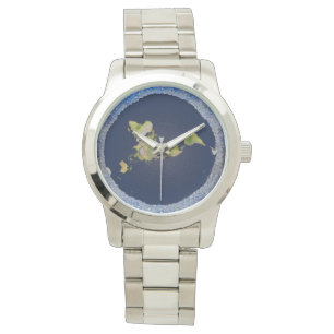 Montre Terre plate Mur de glace