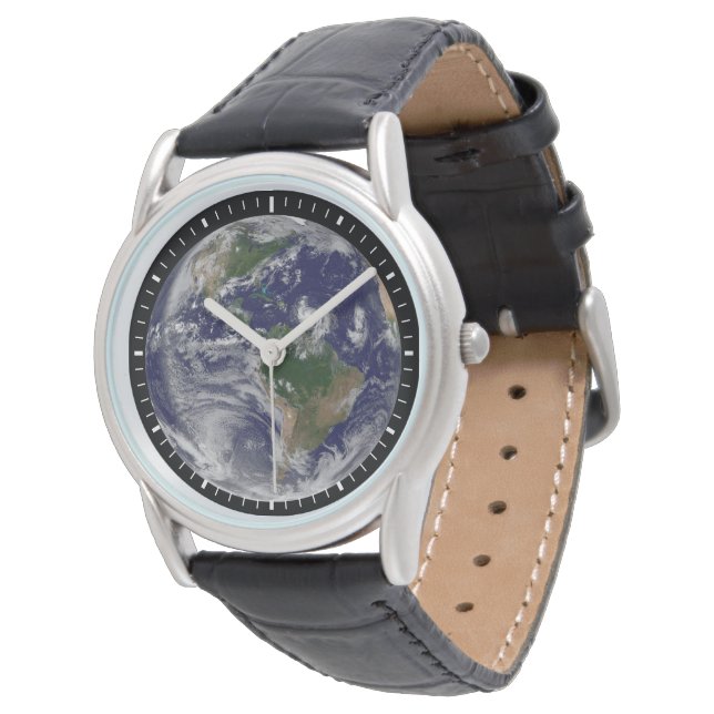 Montre Terre Pleine Avec Tempêtes Tropicales Dans L'Atlan (Incliné)