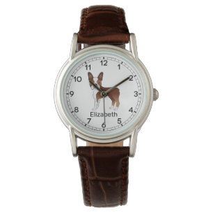 Montre Tervueren Boston Terrier Mignon Chien de Dessin An