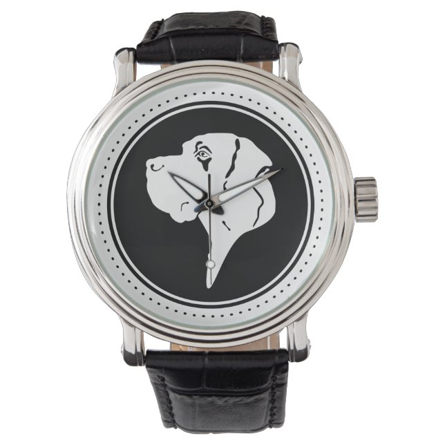 Montre Tête de Dogue Allemand (devant)