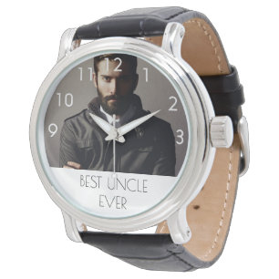 Montre Texte photo de l'oncle