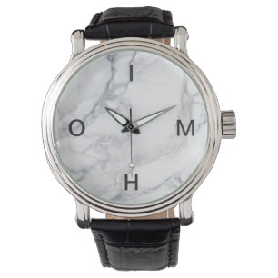 Montre texture Marbre blanc