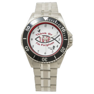Montre TGIF remercient Dieu que je suis pardonné inspir