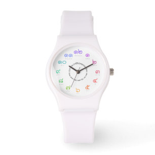 Montre thaïlandaise personnalisable de nombres