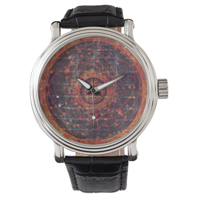 Montre Thangka astronomique tibétain (devant)