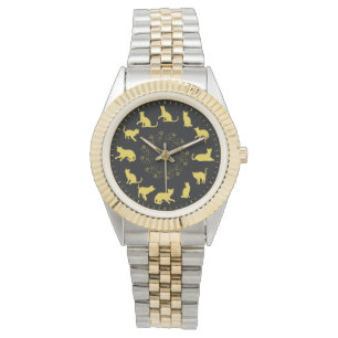Montre Thème de la Coupe d'or de Cat Silhouette