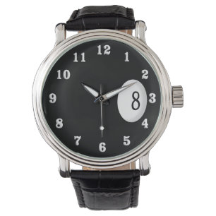 Montre Thème Huit Ball Billiard