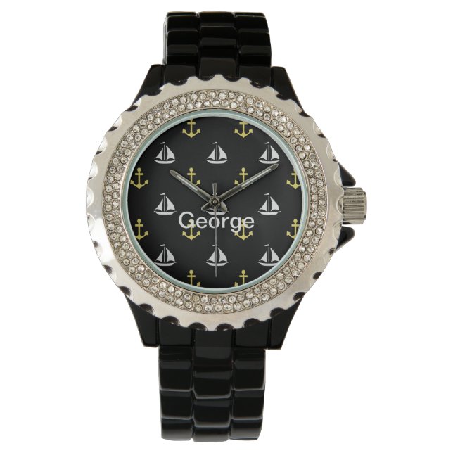 Montre Thème nautique masculin (devant)