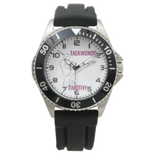 Montre thème TAEKWONDO personnalisé