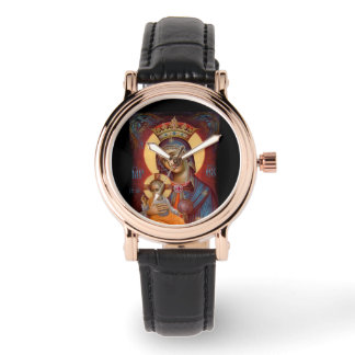 Montre Theotkos Marie tenant le bébé Jésus